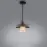 Luster 1x60W E27 Loft čierne