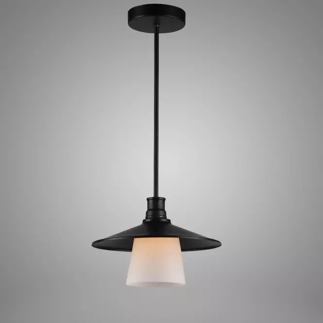 Luster 1x60W E27 Loft čierne