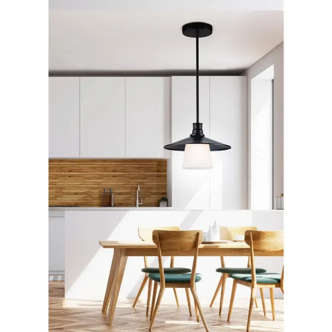 Luster 1x60W E27 Loft čierne,5