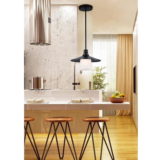 Luster 1x60W E27 Loft čierne