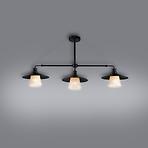  Závesné svietidlo Loft 3x60W E27 čierne