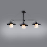  Závesné svietidlo Loft 3x60W E27 čierne