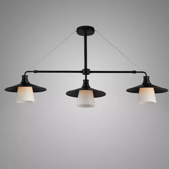  Závesné svietidlo Loft 3x60W E27 čierne
