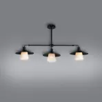 Závesné svietidlo Loft 3x60W E27 čierne