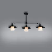 Závesné svietidlo Loft 3x60W E27 čierne