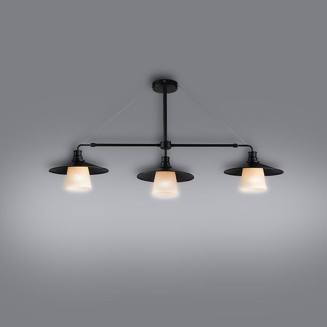 Závesné svietidlo Loft 3x60W E27 čierne