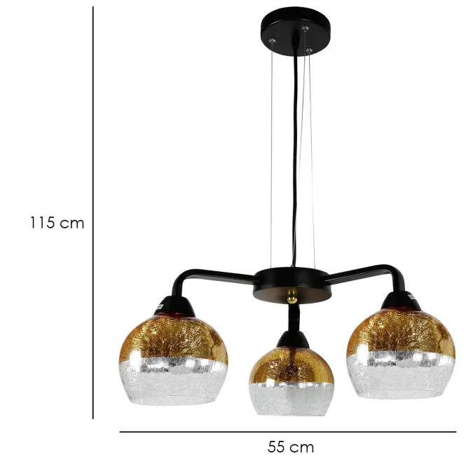 Závesné svietidlo 33-57259 Cromina LW3,3