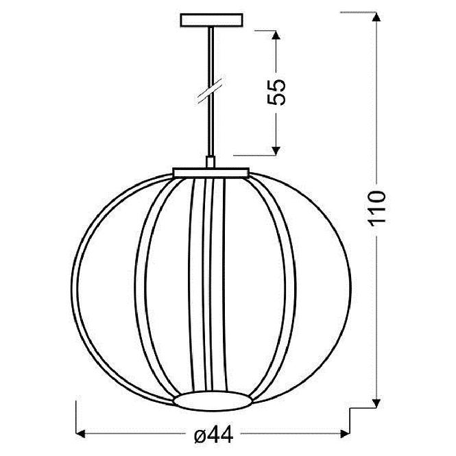 Cansas Závesné svietidlo 44 Led 35w,3