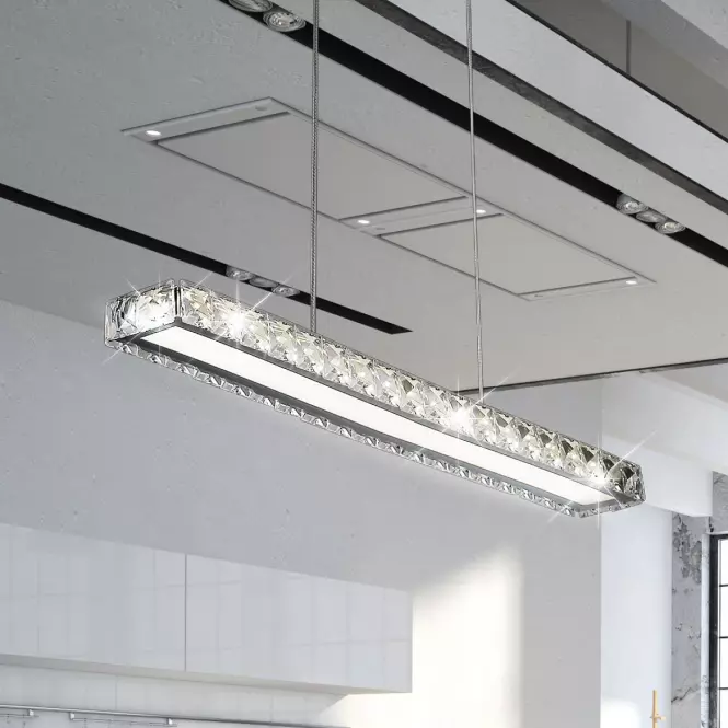SymphonyZávesné svietidlo 60cm 20w Led 4000k Chróm