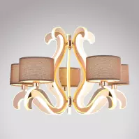Ambrosia 3 Závesné svietidlo 5x40w E14 + 43,4w Led Meď