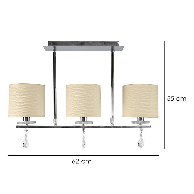 Estera Stropné svietidlo 3x40w E14 Chróm