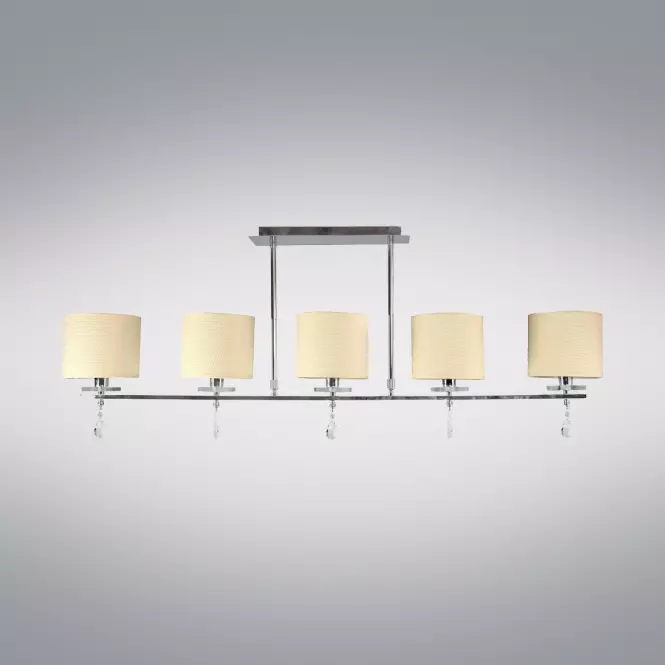Estera Stropné svietidlo 5x40w E14 Chróm