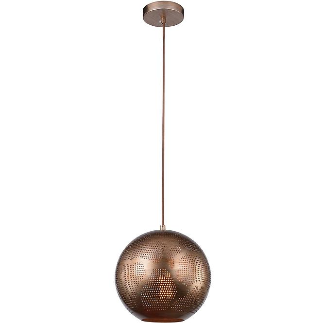Závesné svietidlo guľa Ø25 cm 1x60W E27 medená