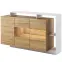 Komoda Alva grande dub/biely mat