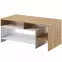 Konferenčný stolík Alva grande oak/biely mat