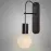 Alto Svietniková lampa 1x40w E27 Čierna matná