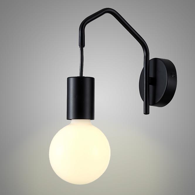 Basso Svietniková lampa 1x40w E27 Čierna matná