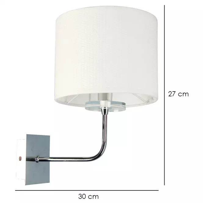 Estera Svietniková lampa 1x40w E14 Chróm