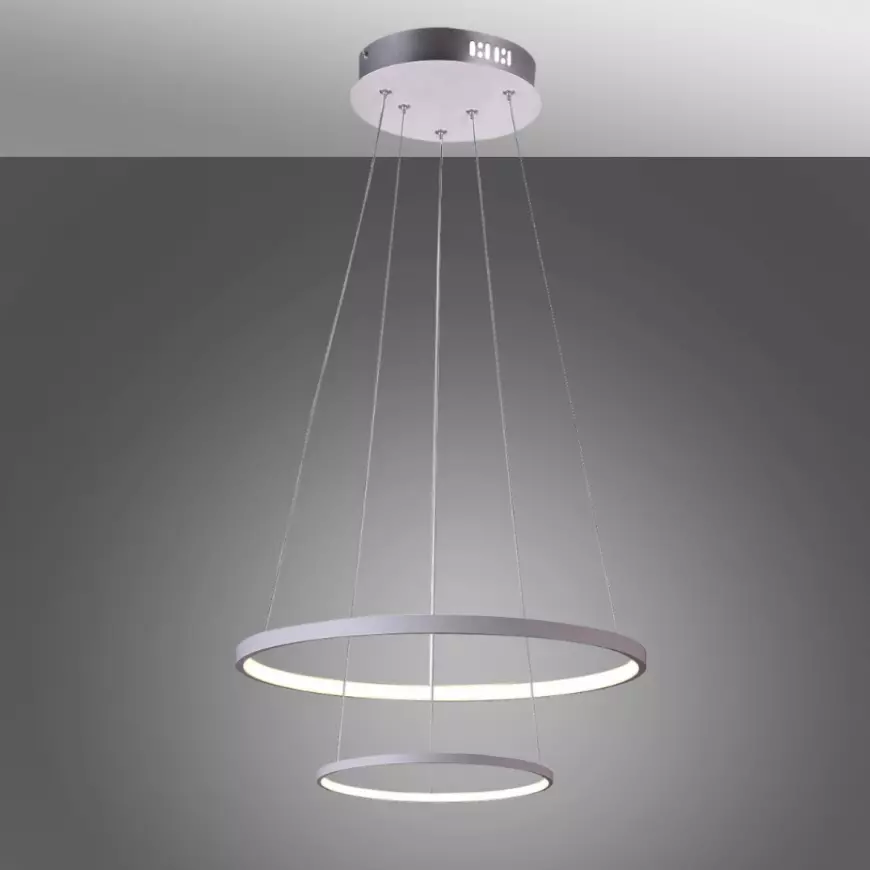 Fotografia produktu: Závesné svietidlo Lune 50 dvojité okrúhle 40W LED 4000k Biela