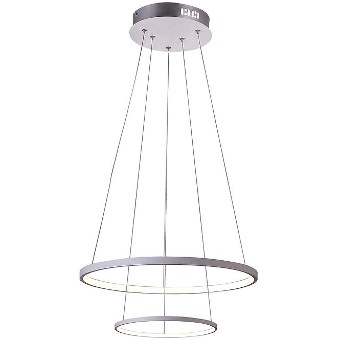 Závesné svietidlo Lune 50 dvojité okrúhle 40W LED 4000k Biela,2