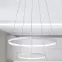 Závesné svietidlo Lune 50 dvojité okrúhle 40W LED 4000k Biela,4