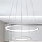 Závesné svietidlo Lune 50 dvojité okrúhle 40W LED 4000k Biela,4