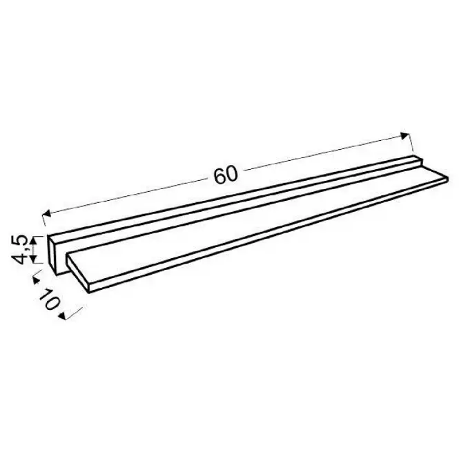 Svietidlo Sumo Led 60 Cm 12w Nerezová oceľ,4