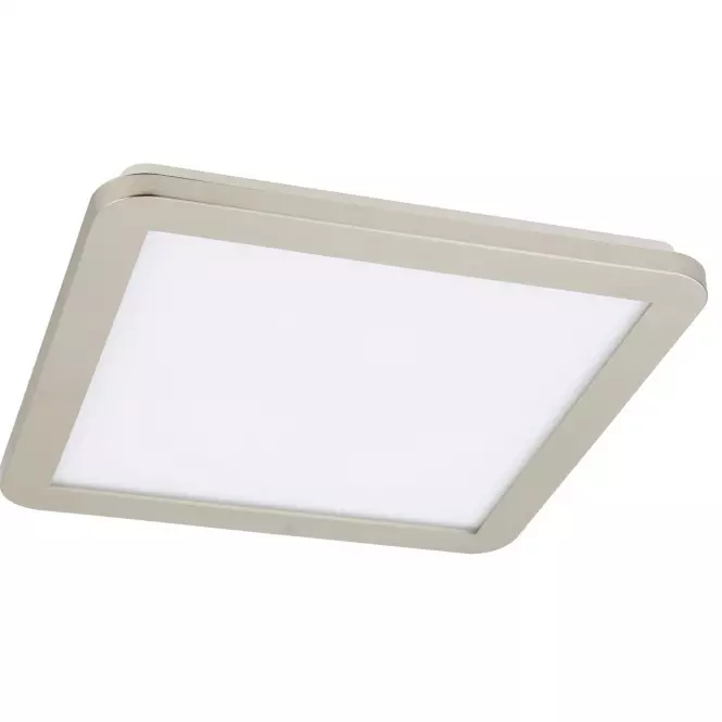 Stropné svietidlo LED Nexit 30x30 cm 18W IP44 satén+biela 3000k