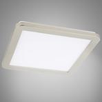 Stropné svietidlo LED Nexit 40x40 cm 24W IP44 satén+biela 3000k