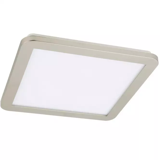 Stropné svietidlo LED Nexit 40x40 cm 24W IP44 satén+biela 3000k