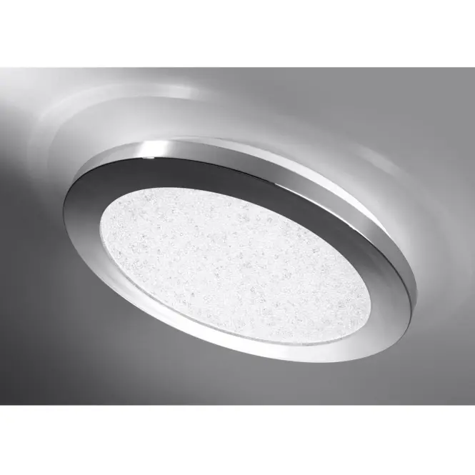 Stropné svietidlo LED Pixel 22,5 cm 12W  IP44 chróm+Granila 3000k