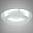 Stropné svietidlo Merle Plafon 50 24w Led 3000k Strieborná