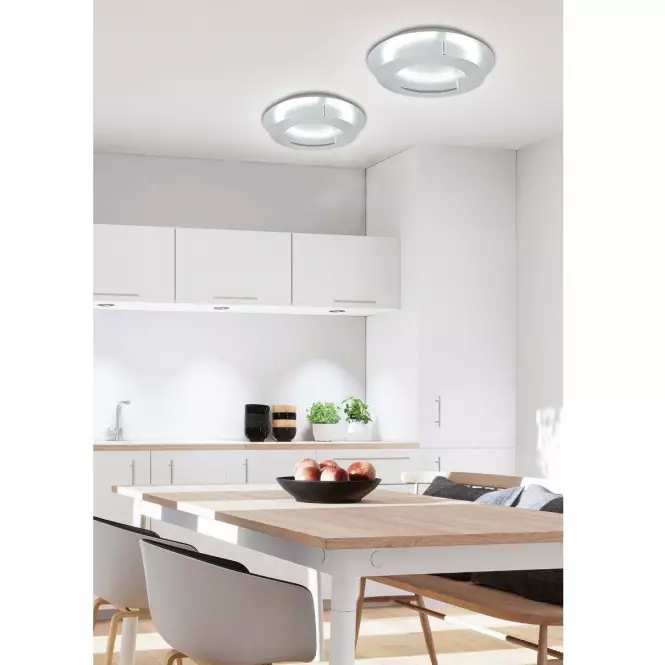 Stropné svietidlo Merle Plafon 50 24w Led 3000k Strieborná