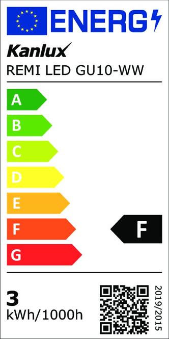 Žiarovka LED GU10REMI 2,2W