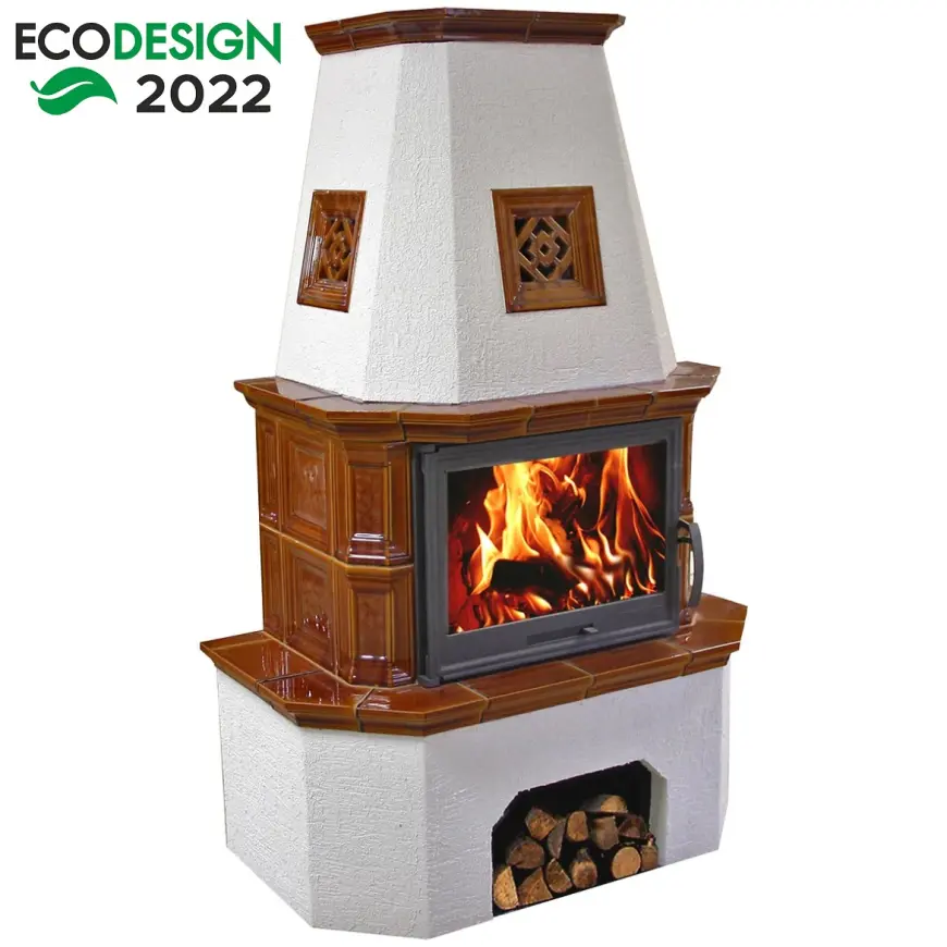 Krbové kachle Koln Goldbrown 9 kW