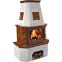 Krbové kachle Koln Goldbrown 9 kW,2