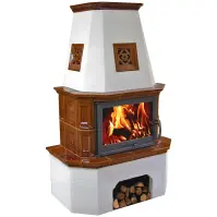 Krbové kachle Koln Goldbrown 9 kW