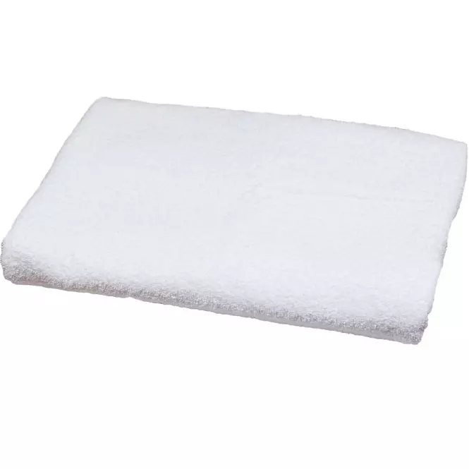 Hladký uterák 50x90 biely (500GSM)