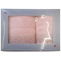 Súprava uterákov Arabesca ružová (500GSM)