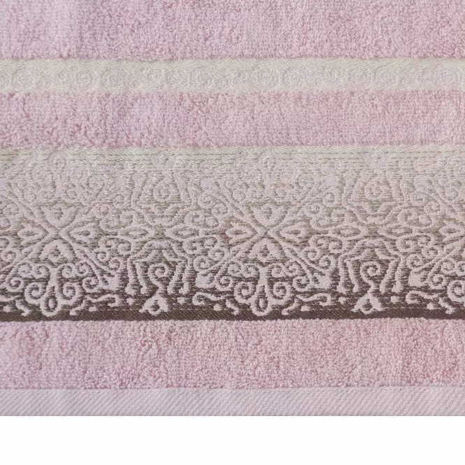 Súprava uterákov Arabesca ružová (500GSM)