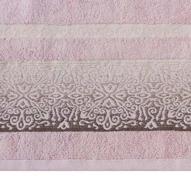 Súprava uterákov Arabesca ružová (500GSM)