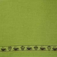 Kuchynská utierka muffin 50x50 olivová 350 g/m2
