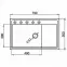 Drez Camea 790X500X210 karbon,3