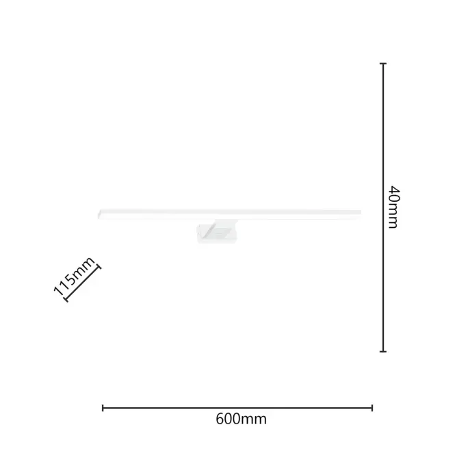 Lampa Shine White 3878 biela 60Ccm IP44 K1,3