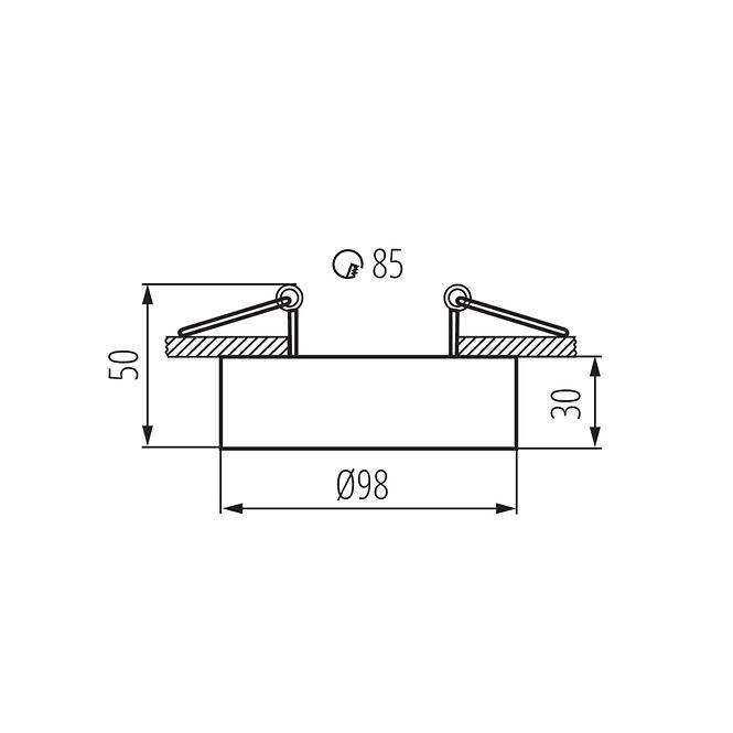 Mini Bord DLP-50-W 28782 biely