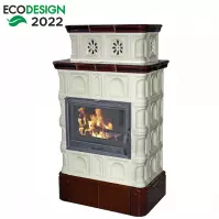Krbové kachle Melk Creme-Coffeebrown 9 kW
