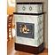 Krbové kachle Melk Creme-Coffeebrown 9 kW,5