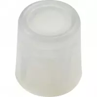 Doraz dverí 27x30mm Bezfarebný s prekrytím
