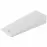 Gumový doraz dverí KLIN 95x32 mm Biely