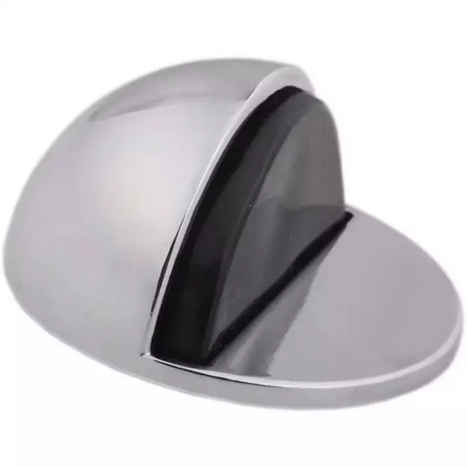 Guľový doraz dverí DB-001-S  chróm (samolepiaci)